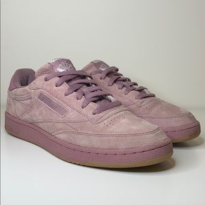 ⭐️Reebok Classic purple suede lows!